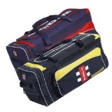 Slazenger Gray Nicolls Powerbow Wheelie Kit Bag (Black/Yellow)