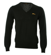 Slazenger Black `Birkdale` V-Neck