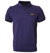 Slazenger Purple `Niblick` Pique Polo