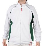 Slazenger Nicolls Track Top White/Green XXX Large