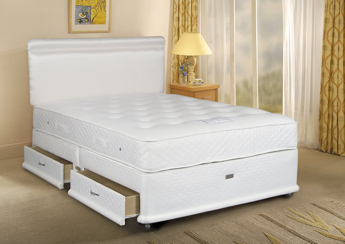 Pocket Visco 1400 3ft Single Divan Bed