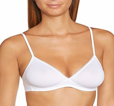 Sloggi Womens Feel Sensational N Non-Wired Plain Everyday Bra, White, 32A