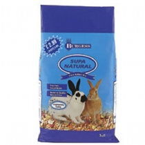 Burgess Supa Rabbit Natural Pellet Free Food 3Kg