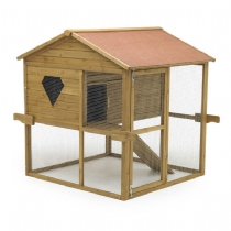 Pet House With Run 141X114X131Cm