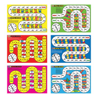 Smart Kids 6 CVC/CVCC SPELLING BOARD GAMES (RE)