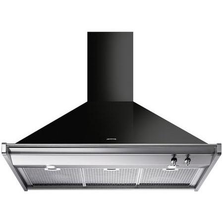 KD100N Black Chimney Hood KD100N