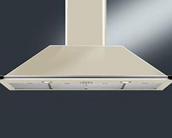 Smeg KT110P 110cm Chimney Hood - Cream