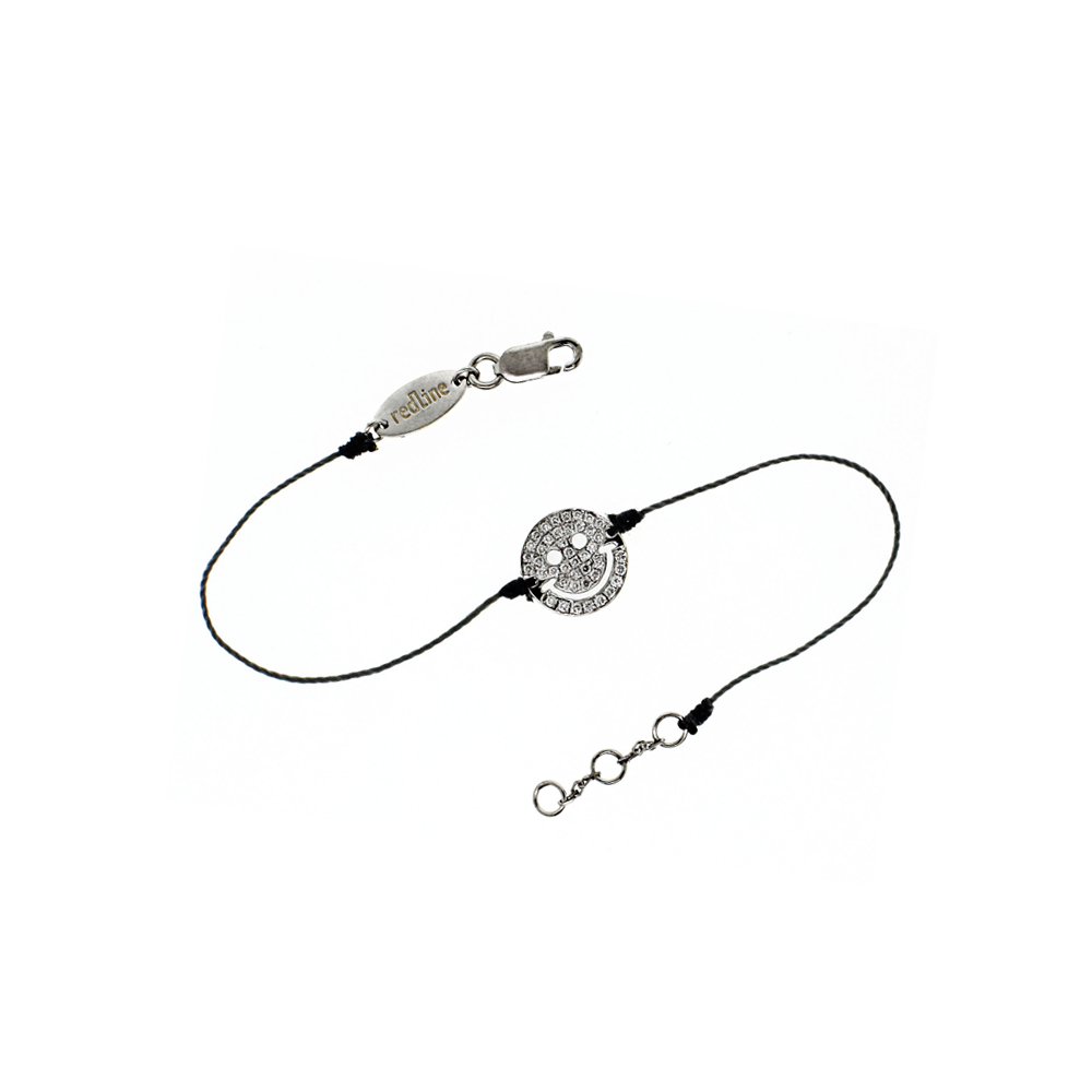 Smiley Face Bracelet - Grey