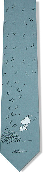 Snoopy Grey Tie