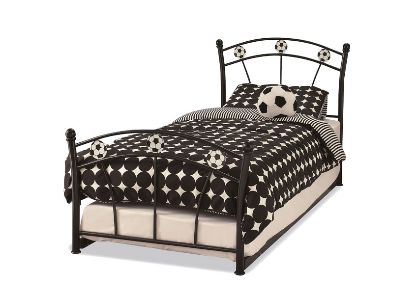 Black Single Guest Bed