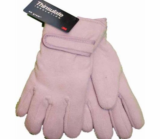 Socks Uwear New Girls Kids Warm Thinsulate Lined Fleece GLOVES GC3 9-12 years Lilac