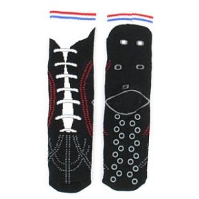 Sockshop Boys 1 Pair Football Shoe Cotton Rich Slipper Socks 9-12 Kids - Black