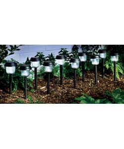 Solar Set of 10 Black Lights