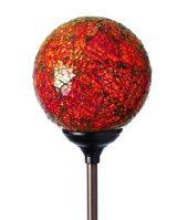 Murano Solar Powered Garden Globe - Sunset