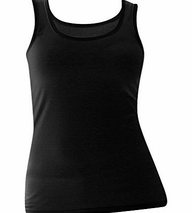 SOLS Womens/Ladies Jane Sleeveless Tank / Vest Top (M) (Deep Black)