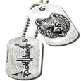 Wolf & Logo Dog-Tag