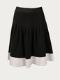 SKIRTS BLACK WHITE L SON-T-83251280-BM