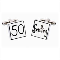 Sonia Spencer 50 Something Bone China Cufflinks by