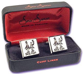 Best Man Cufflinks - Alternate Design