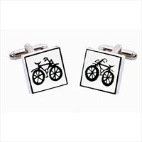 Sonia Spencer Bicycle Bone China Cufflinks by