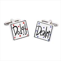 Sonia Spencer Dodgy Dealer Bone China Cufflinks by