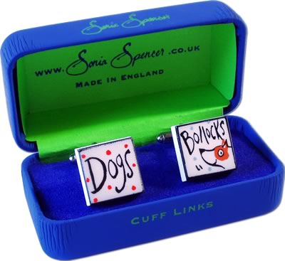 Sonia Spencer Dogs B******s Cufflinks