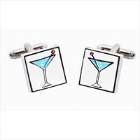 Sonia Spencer Martini Bone China Cufflinks by