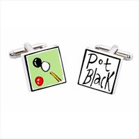 Sonia Spencer Pot The Black Bone China Cufflinks by