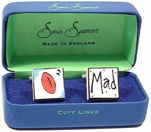 Rugby Mad Cufflinks