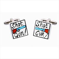 Shotgun Bone China Cufflinks by