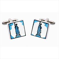 Sonia Spencer Statue of Liberty Bone China Cufflinks by