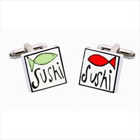 Sonia Spencer Sushi Bone China Cufflinks by