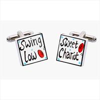 Sonia Spencer Swing Low Bone China Cufflinks by