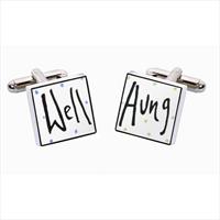 Sonia Spencer Well Hung Bone China Cufflinks by