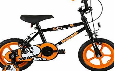 Sonic Kids Scamp Bike, Black, 12-Inch