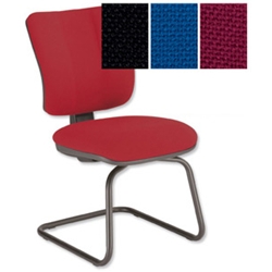 Sonix Mode Visitors Chair Burgundy