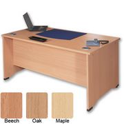 S5 1800 Panel-end Desk Rectangular W1800xD800xH730mm Oak