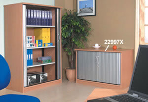 Tambour Door Low Cupboard