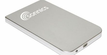 160GB USB 2.0 Portable External Hard Drive - Silver