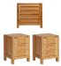 Light 5 Drawer Chest & 2 Bedside Chests Set