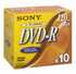 SONY 10 PK DVDR