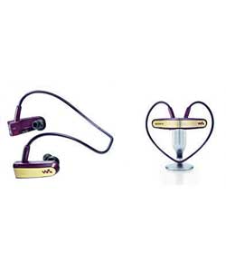 sony 2GB W Series Walkman Purple and Gold