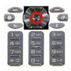 Sony Ericsson W880i Replacement Keypad - Silver