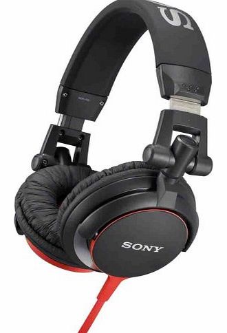 MDR-V55 DJ Stereo Headphones - Red