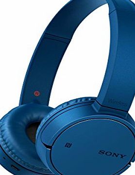 Sony MDR-ZX220BT Bluetooth NFC Headphones - Blue