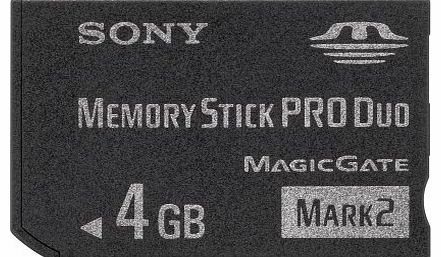 Sony MSMT4GN 4GB Memory Stick PRO Duo Card