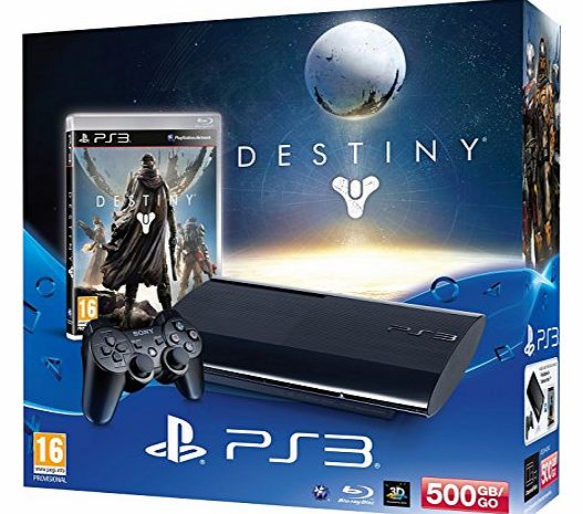 PlayStation 3 500GB Super Slim Console with Destiny