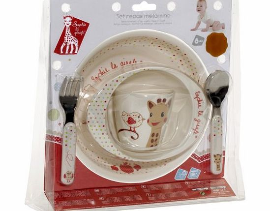 Sophie the Giraffe Mealtime Set (Kiwi Version)