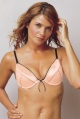 SORBET cross-stitch padded bra