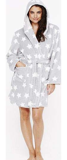 Star Print Robe